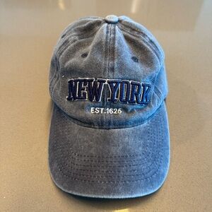 Blue New York Embroidered Cap
